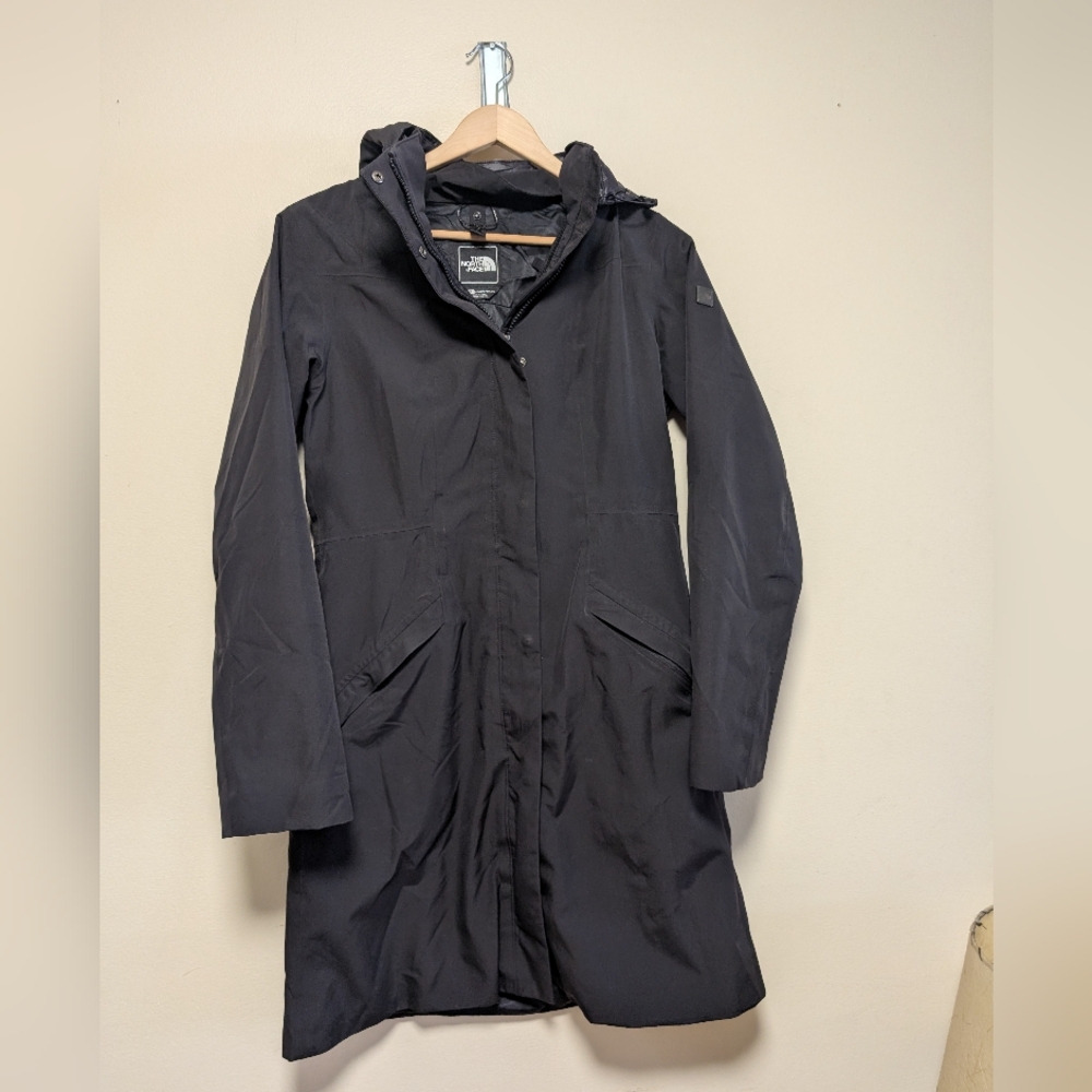 The North Face HyVent Hooded Jacket Parka Black Women’s Small